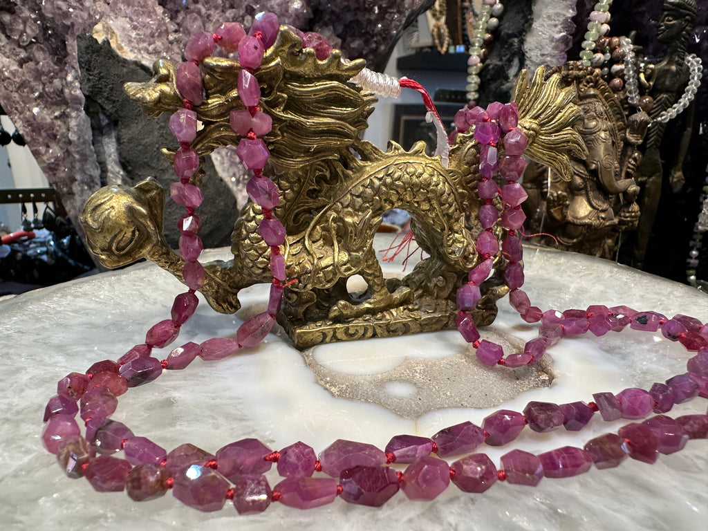 Beautiful Natural Color Ruby faceted 5-10mm cut gemstones beads