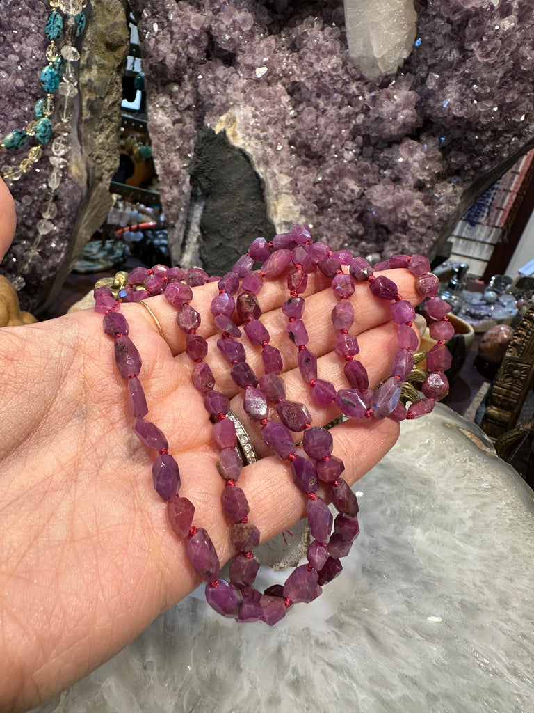 Beautiful Natural Color Ruby faceted 5-10mm cut gemstones beads