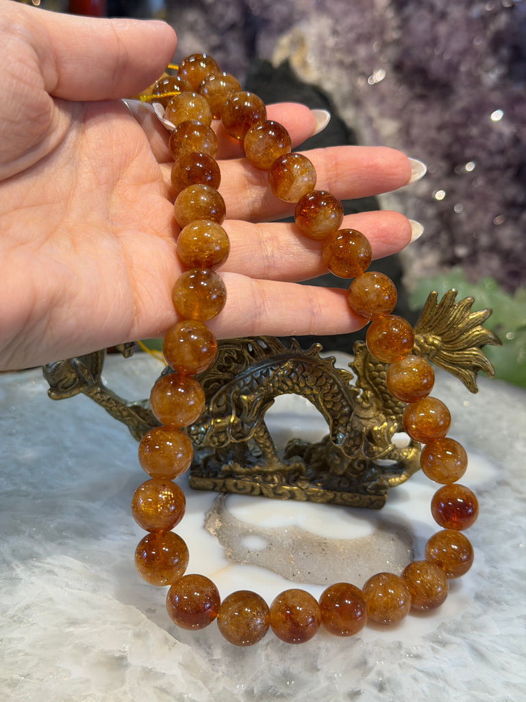 Amazing uraguay citrine deep 12mm gemstone
