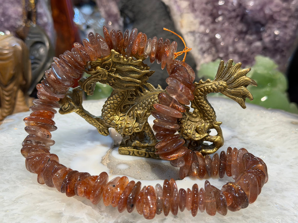 Superb Large sunstone 18mm gemstone