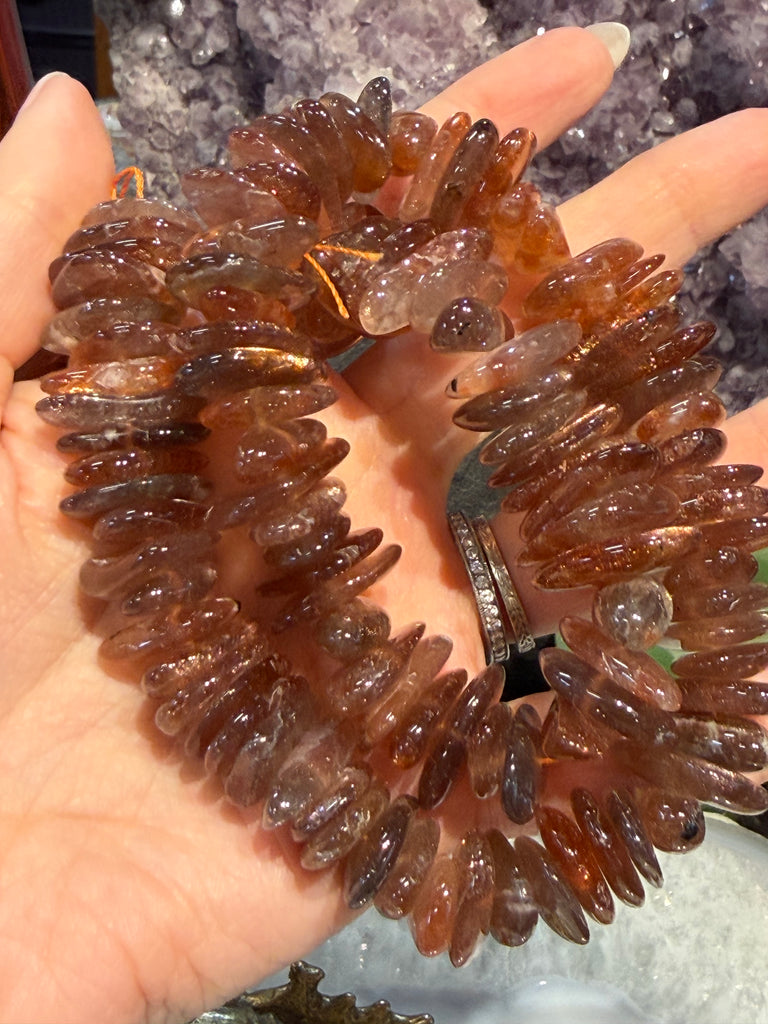 Superb Large sunstone 18mm gemstone