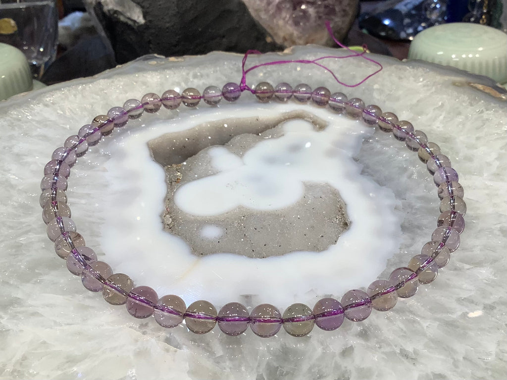 Ametrine 8mm round gemstones