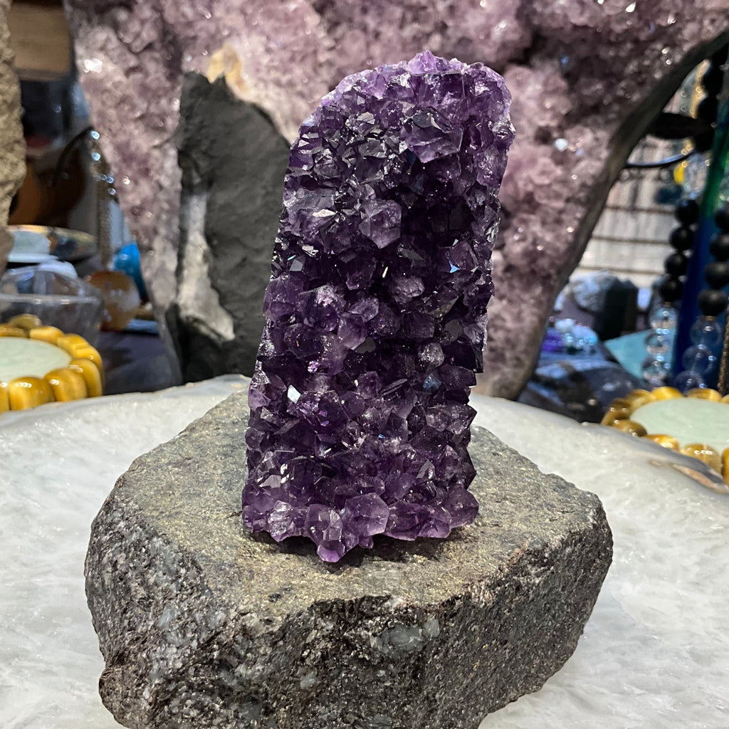 Stunning Natural Uruguay Deep Purple Amethyst Mineral Specimen #3