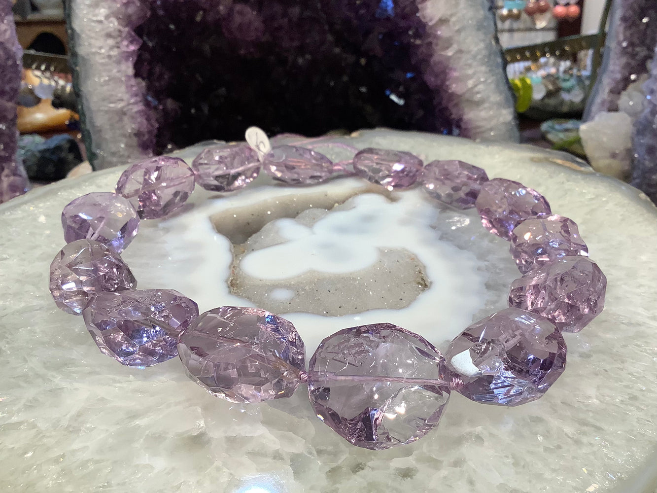 Large Brazil Amethyst Chisel Cut Gemstone Nugget Beads #5 over 200 grams