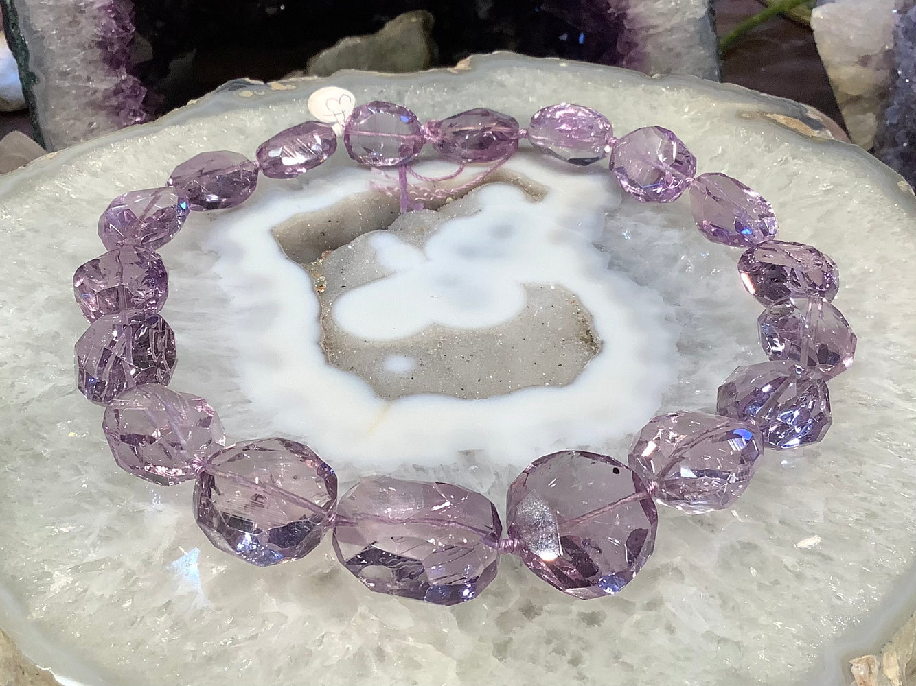 Large Brazil Amethyst Chisel Cut Nugget Gemstone Beads #3