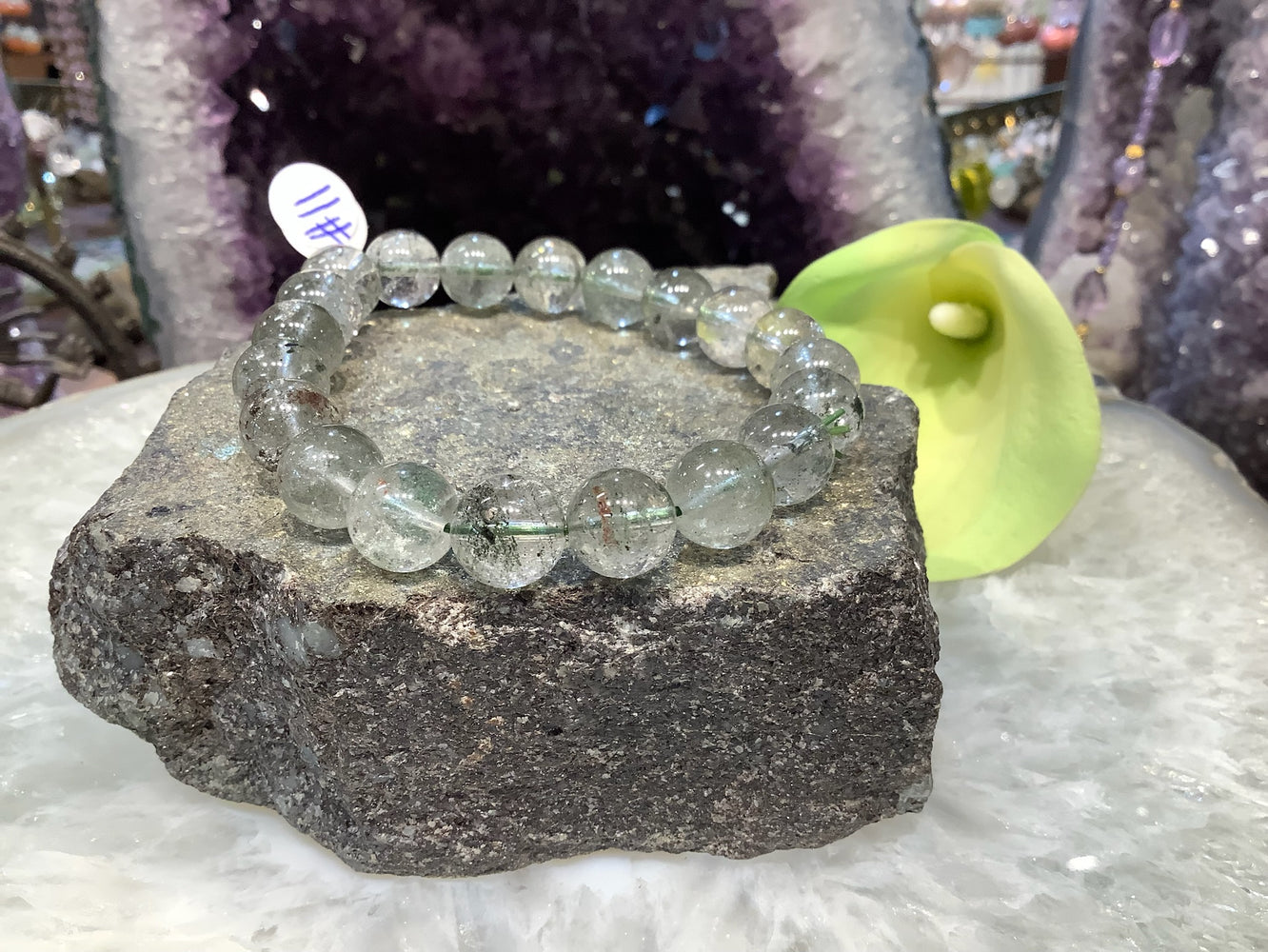 Beautiful Garden Quartz 11mm Gemstone Bracelets #11