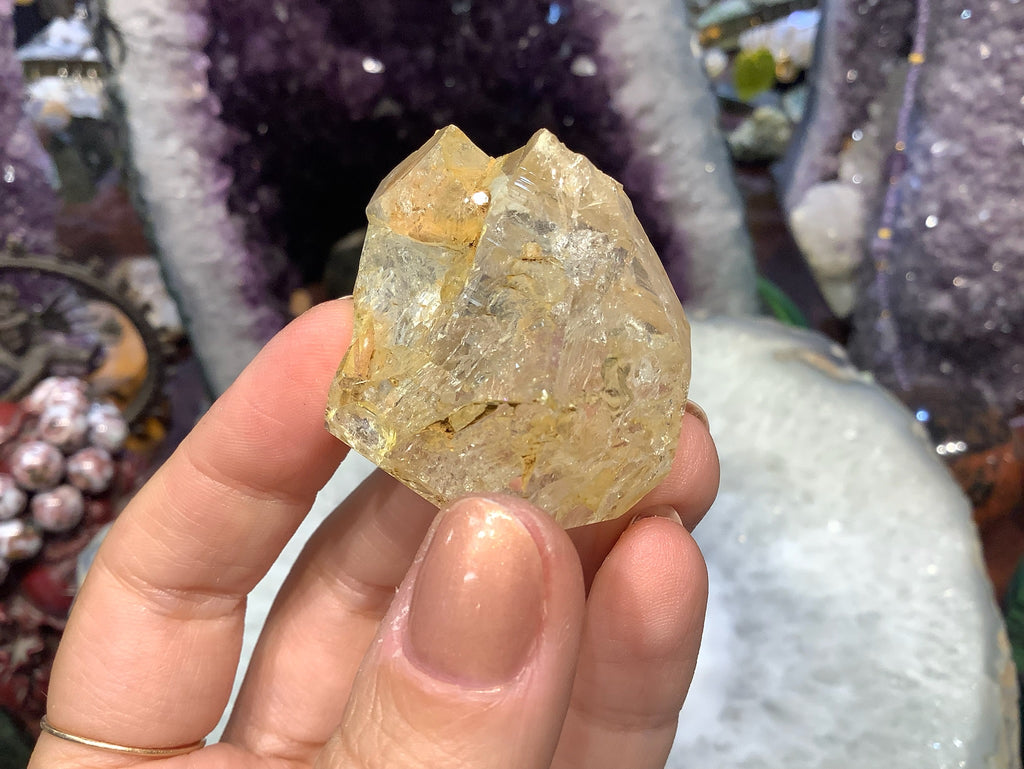 Natural Golden Healer Quartz Mineral Specimen ( 37 grams)