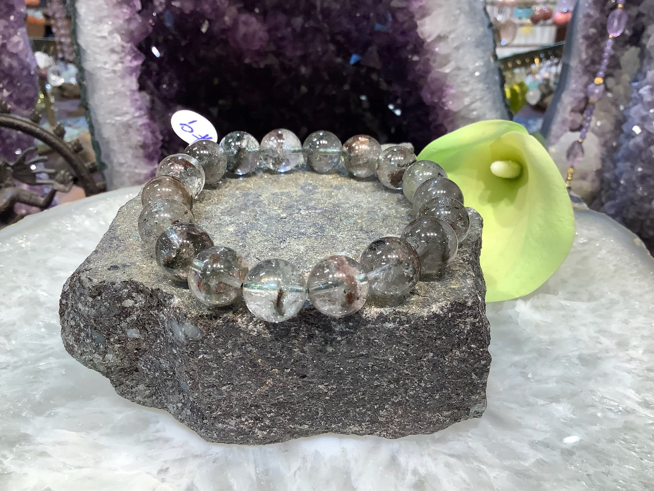 Beautiful Garden Quartz 12mm Gemstone Bracelets #9