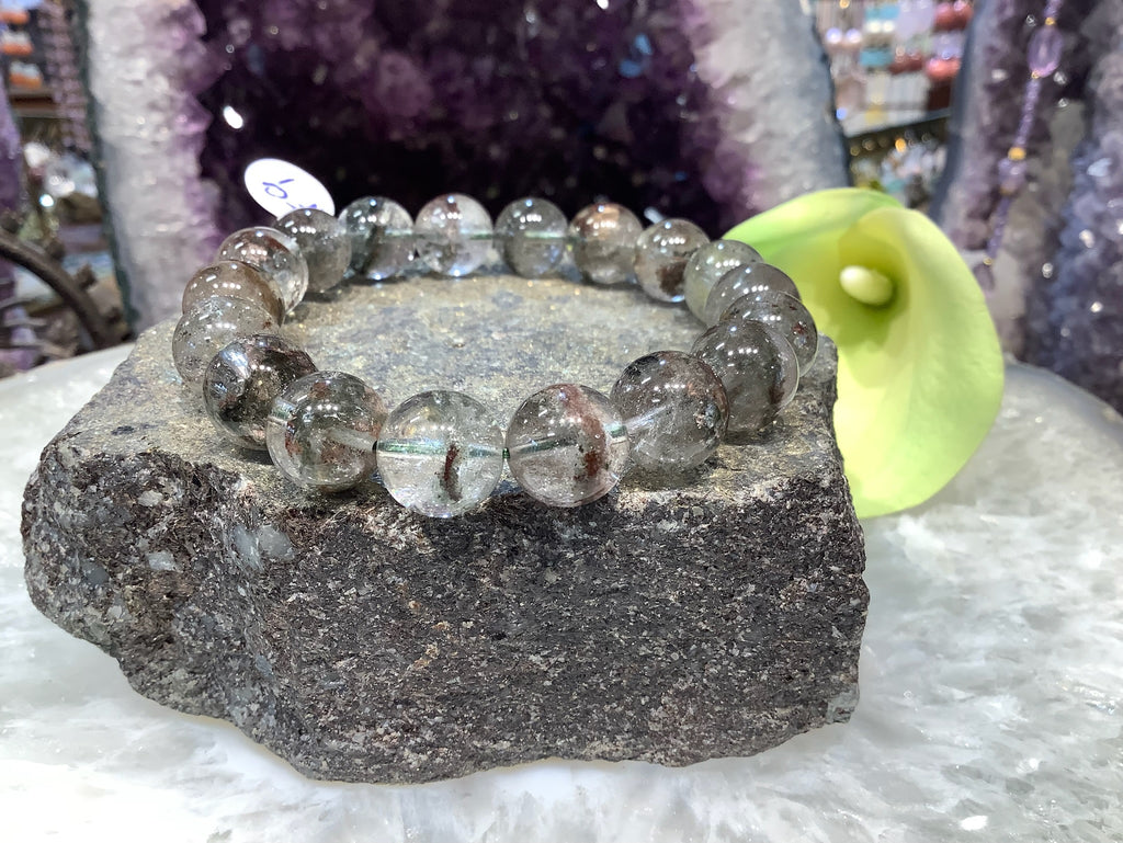 Beautiful Garden Quartz 12mm Gemstone Bracelets #9