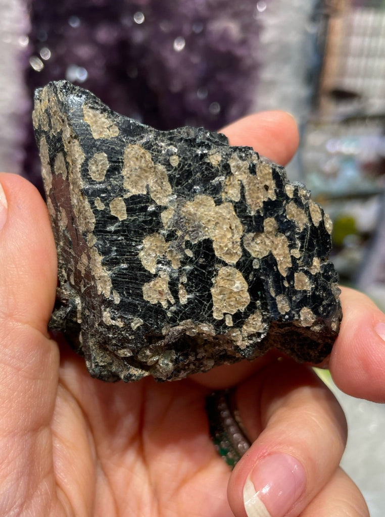 Augite Natural Healing Specimen Natural Geode #3