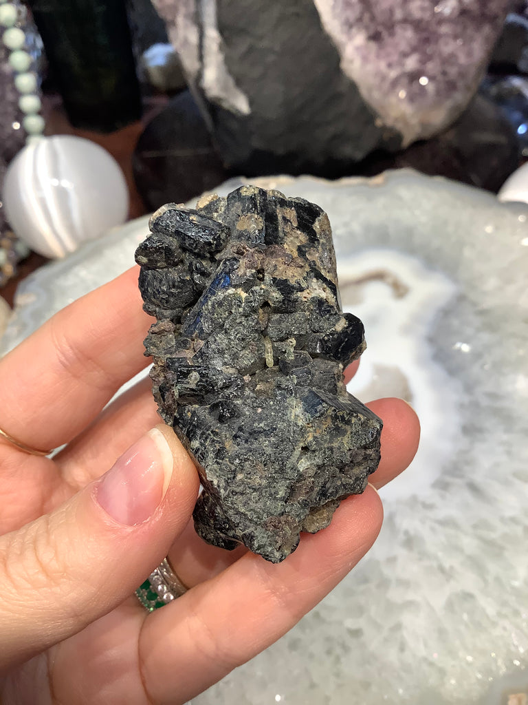 Augite Natural Healing Specimen Natural Geode #1