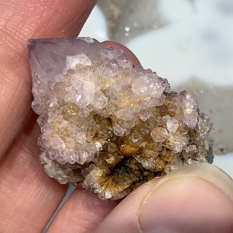 Natural Beautiful Amethyst Spirit Quartz cluster specimen #4