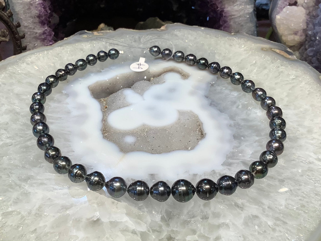 Stunning Natural Tahitian pearls #4 8-11mm
