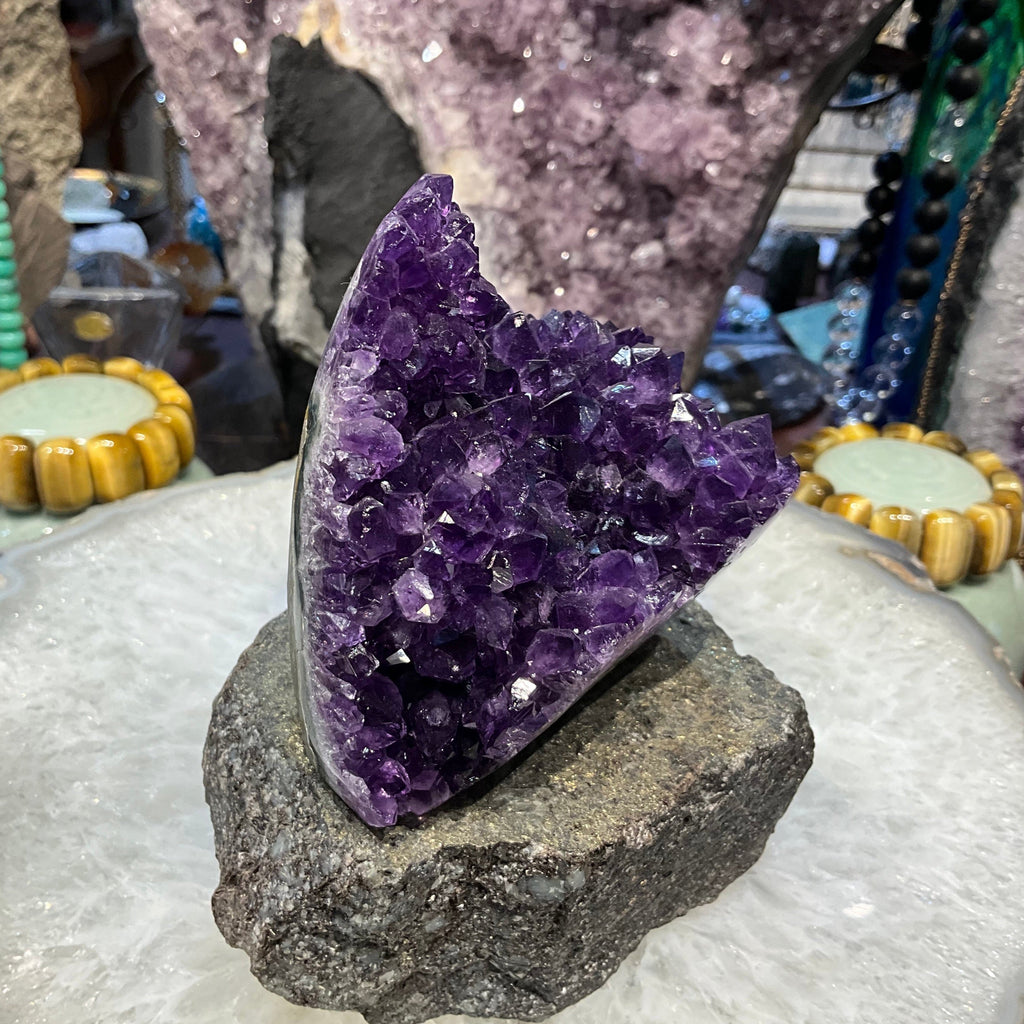 Stunning Natural Uruguay Deep Purple Amethyst Mineral Specimen #1