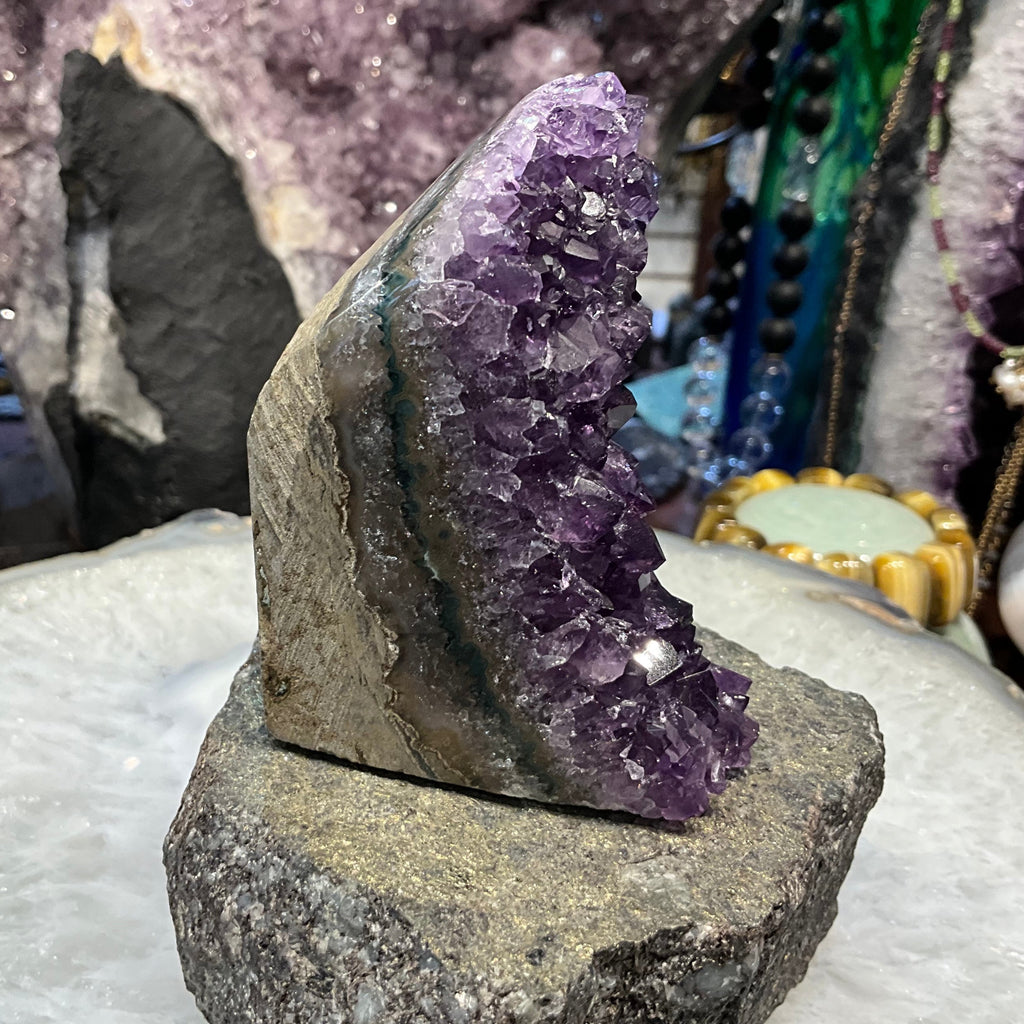Stunning Natural Uruguay Deep Purple Amethyst Mineral Specimen #3