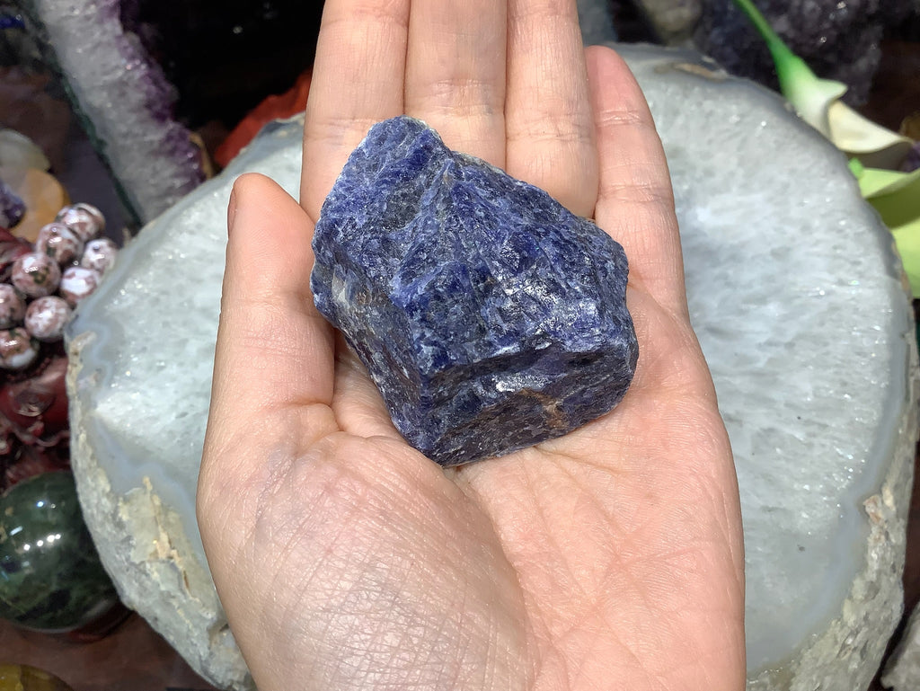 Natural Blue Sodalite Rough Healing Mineral Specimen - Namibia