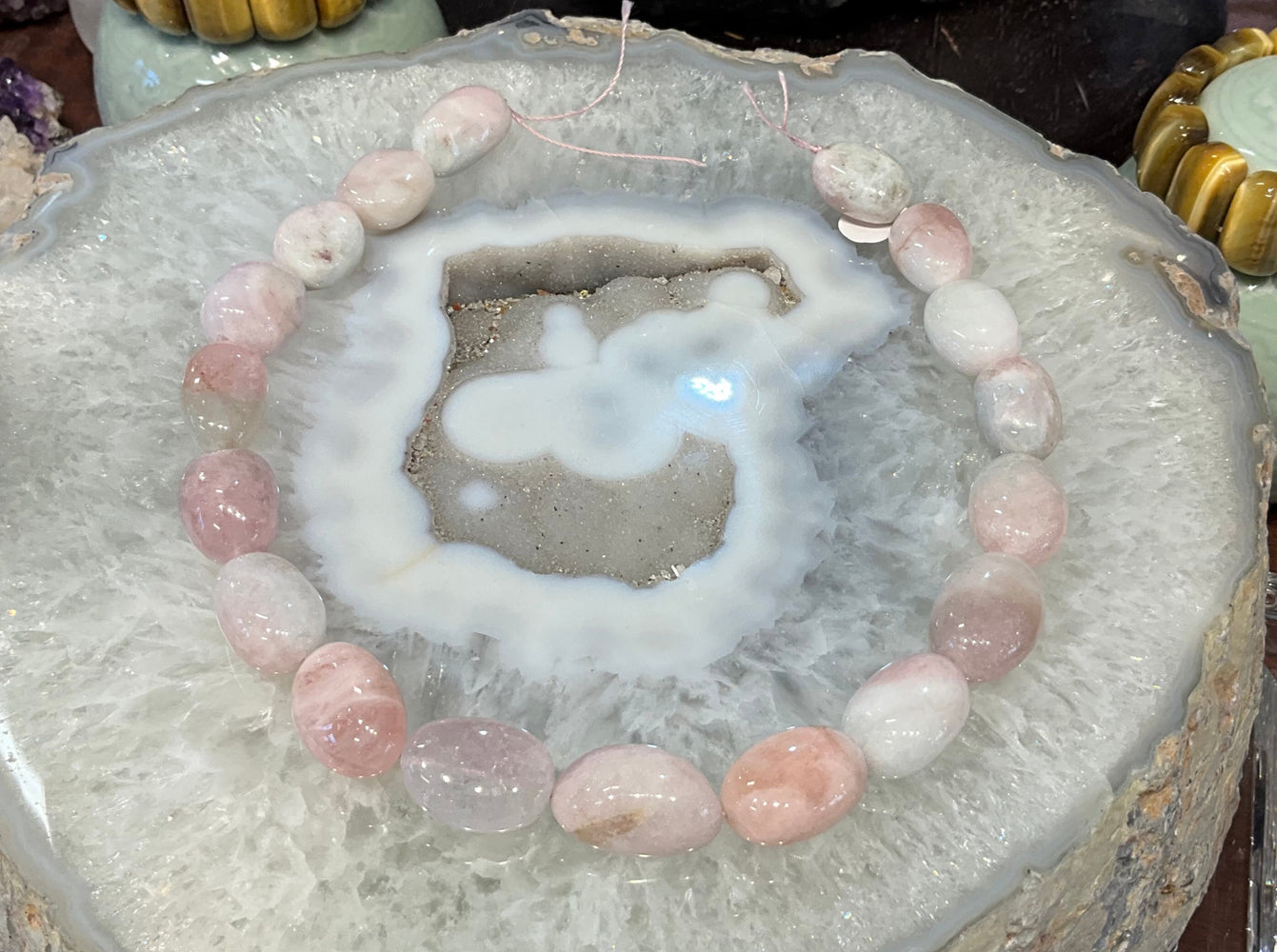 Incredible Pink Morganite Nugget Gemstone Beads #2