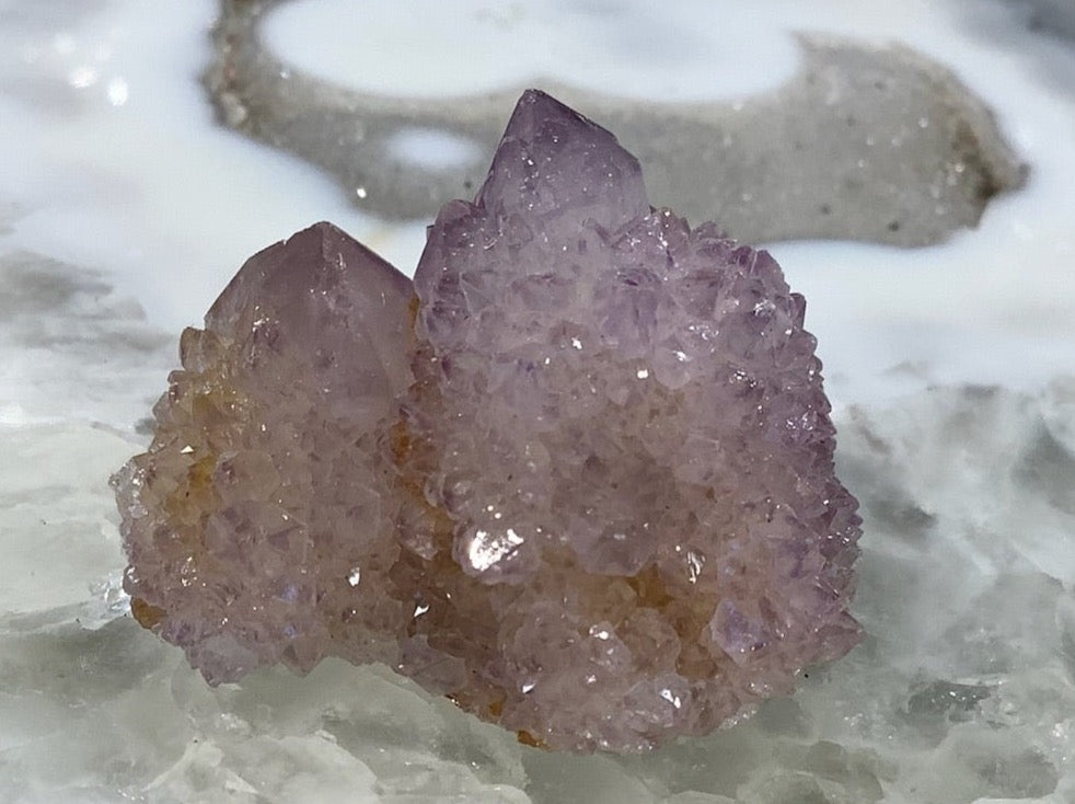 Natural Beautiful Amethyst Spirit Quartz cluster specimen #2