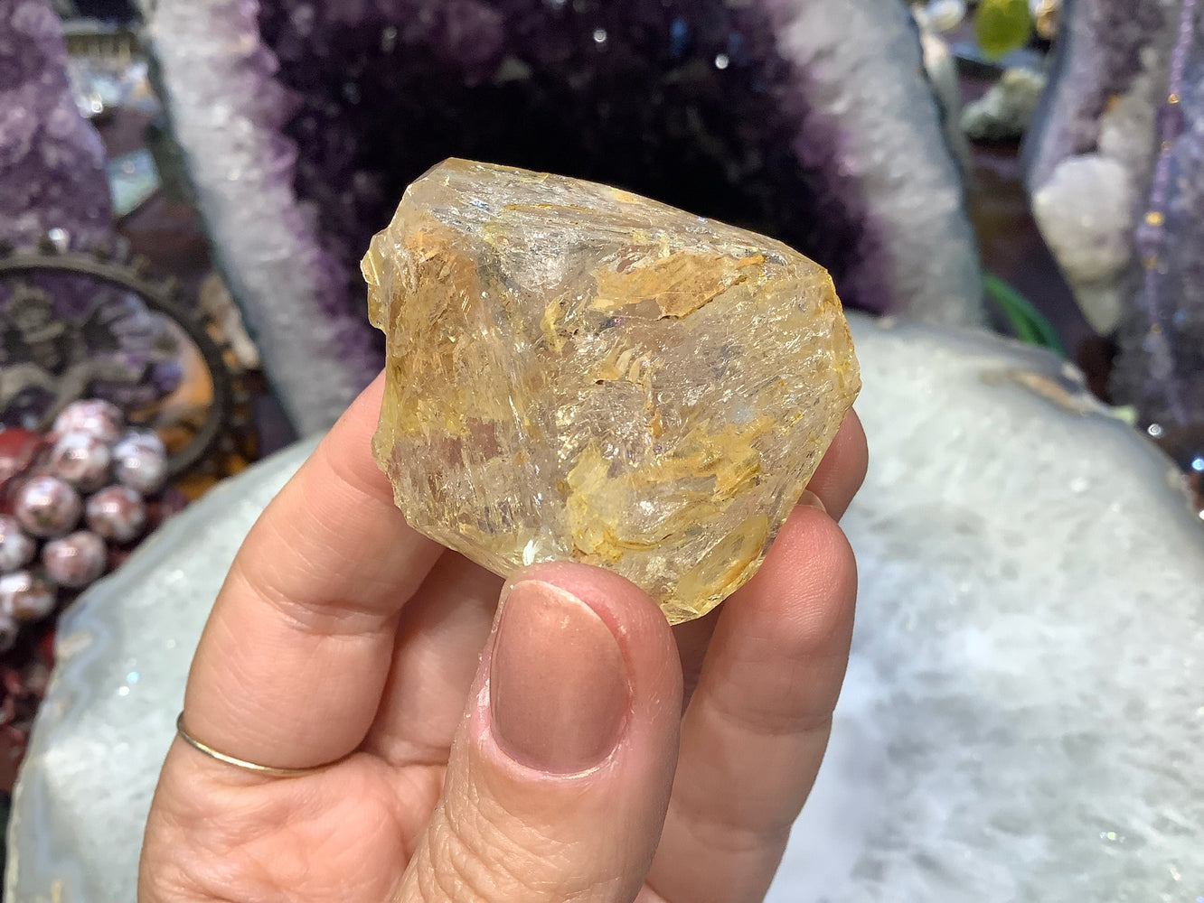 Natural Golden Healer Quartz Mineral Specimen ( 37 grams)