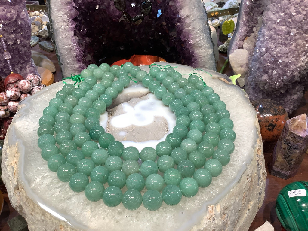 Natural Green aventurine round gemstone beads - 16mm